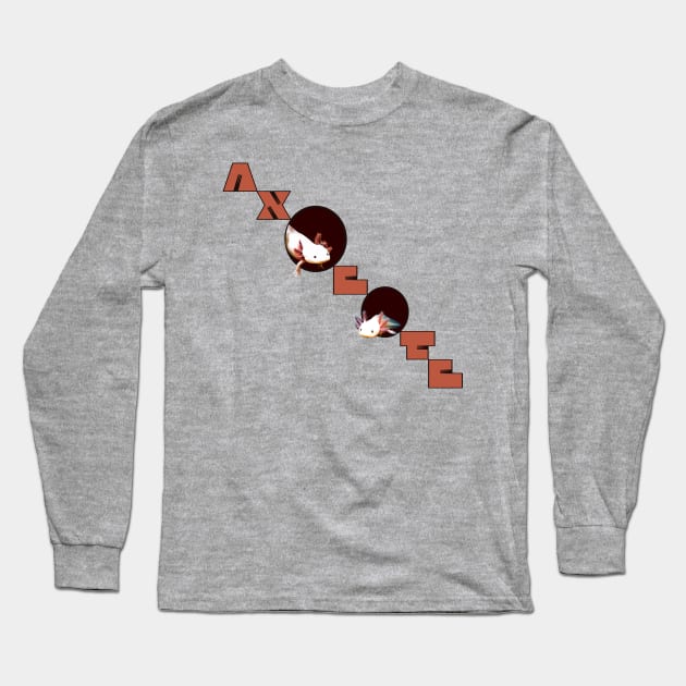 Playful Axolotls in Axolotl Long Sleeve T-Shirt by MadLils